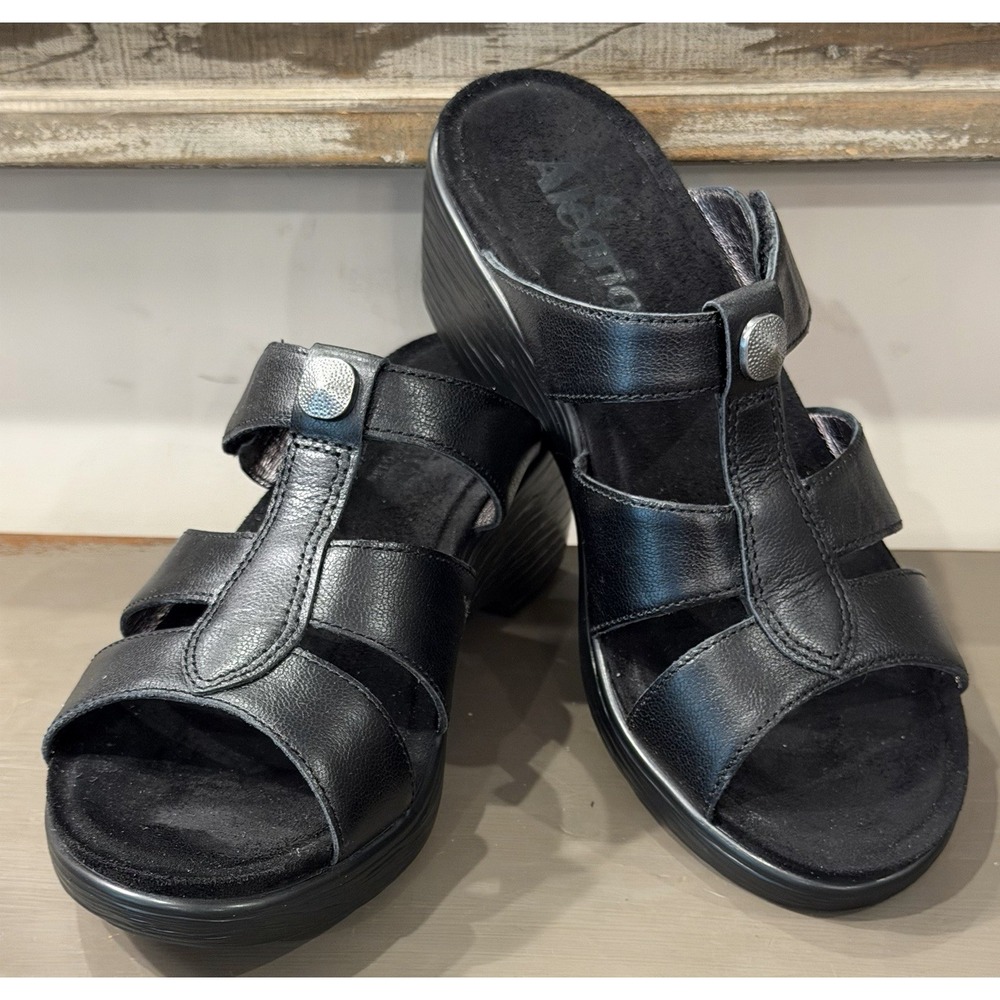 Alegria Shantal Black Sandals Women's‎ Size EU 37 US 7-7.5